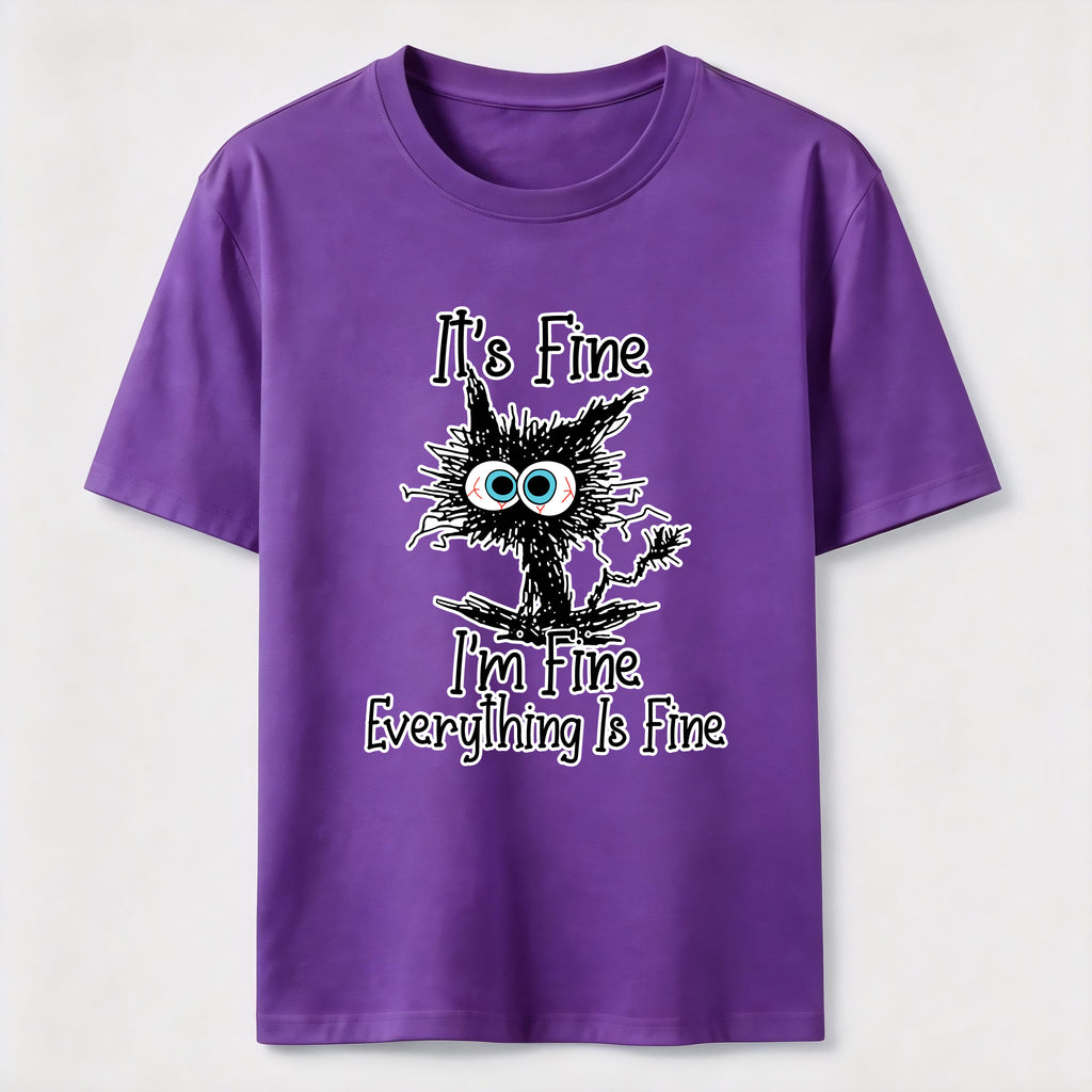 PetTaxClub Everything Is Fine Cat Classic T-Shirt