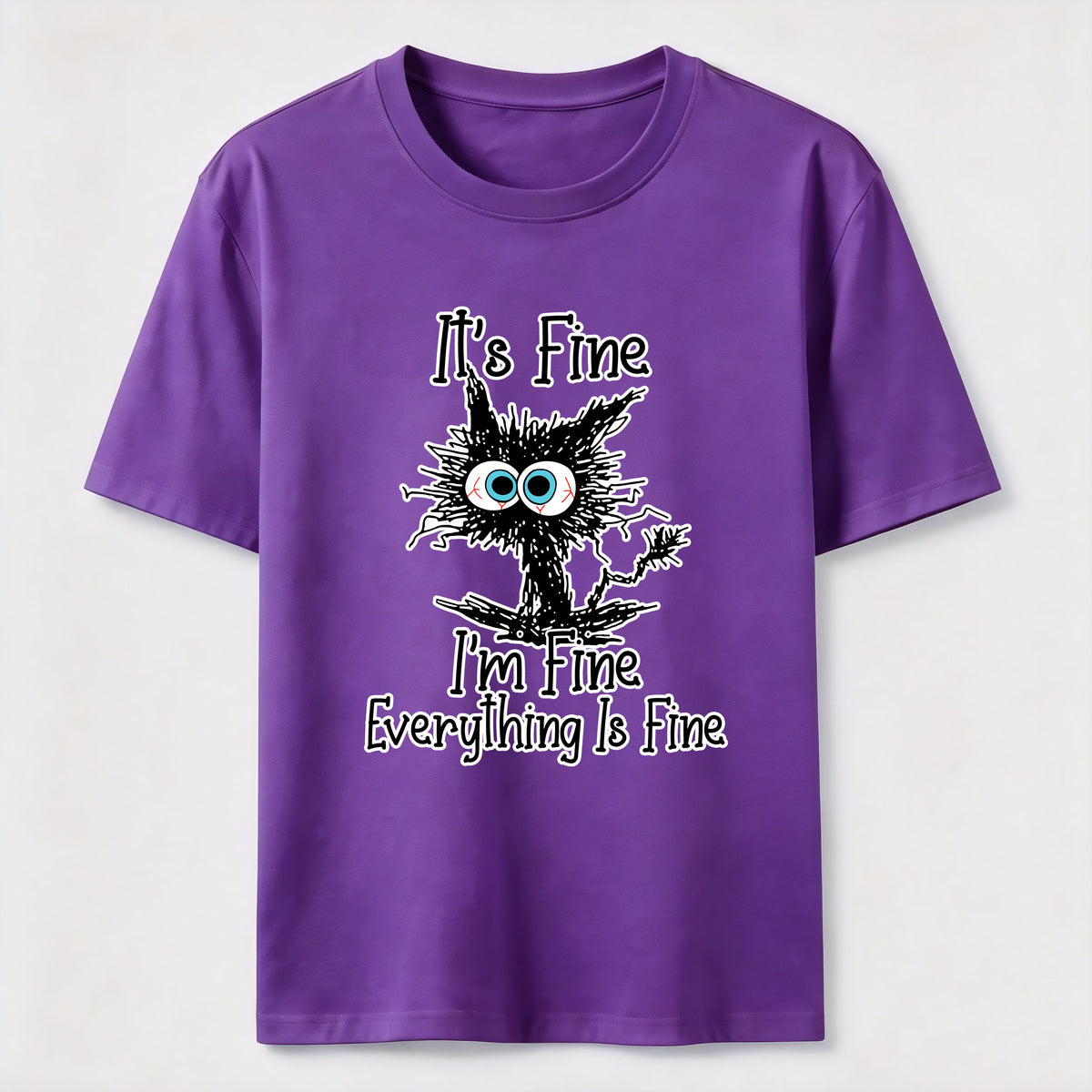 PetTaxClub Everything Is Fine Cat Classic T-Shirt