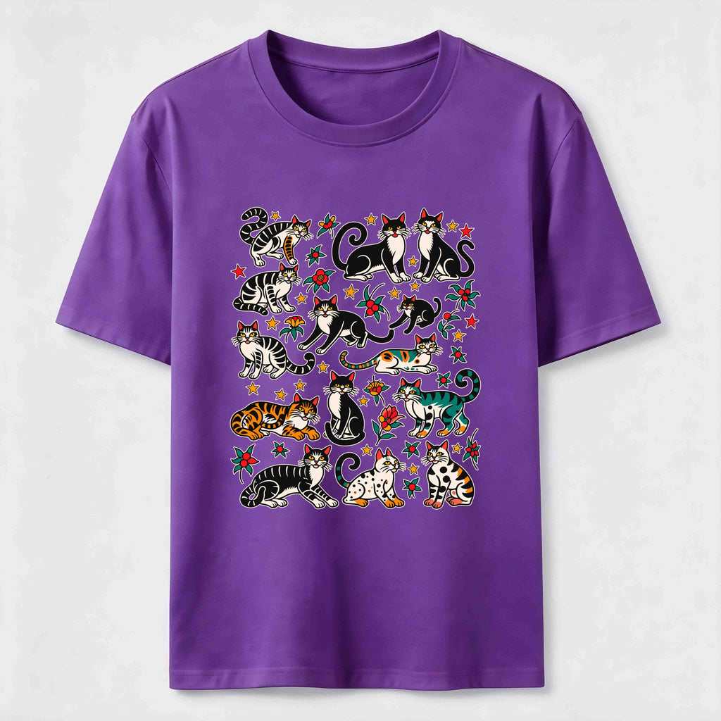 PetTaxClub Vintage Cat Parade Classic T-Shirt