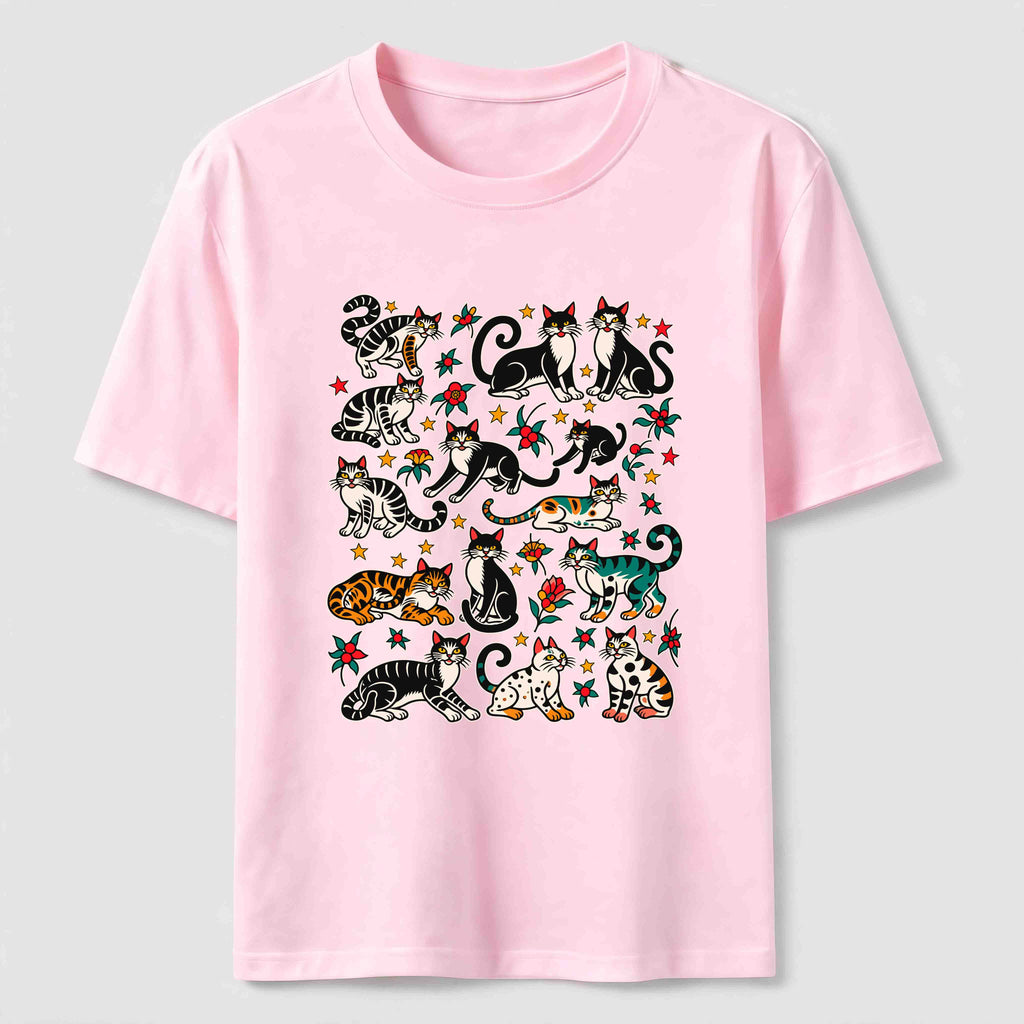 PetTaxClub Vintage Cat Parade Classic T-Shirt