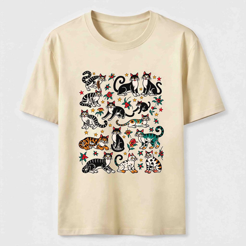 PetTaxClub Vintage Cat Parade Classic T-Shirt