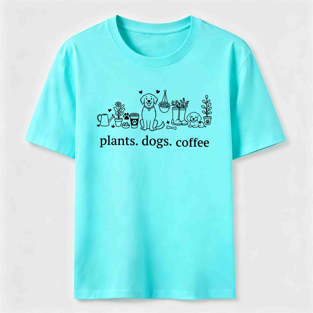 PetTaxClub Plants Dogs Coffee Classic T-Shirt