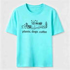 PetTaxClub Plants Dogs Coffee Classic T-Shirt