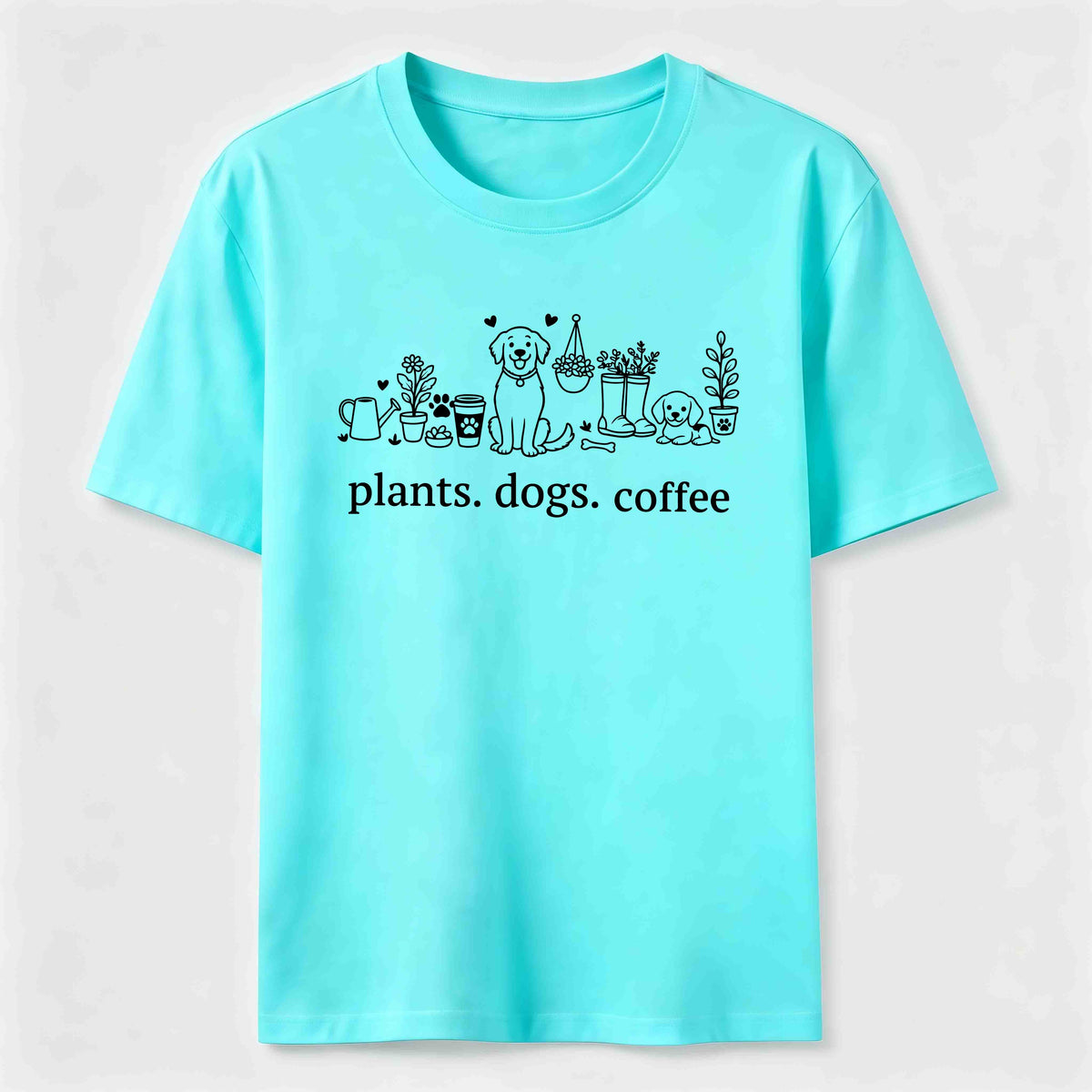 PetTaxClub Plants Dogs Coffee Classic T-Shirt