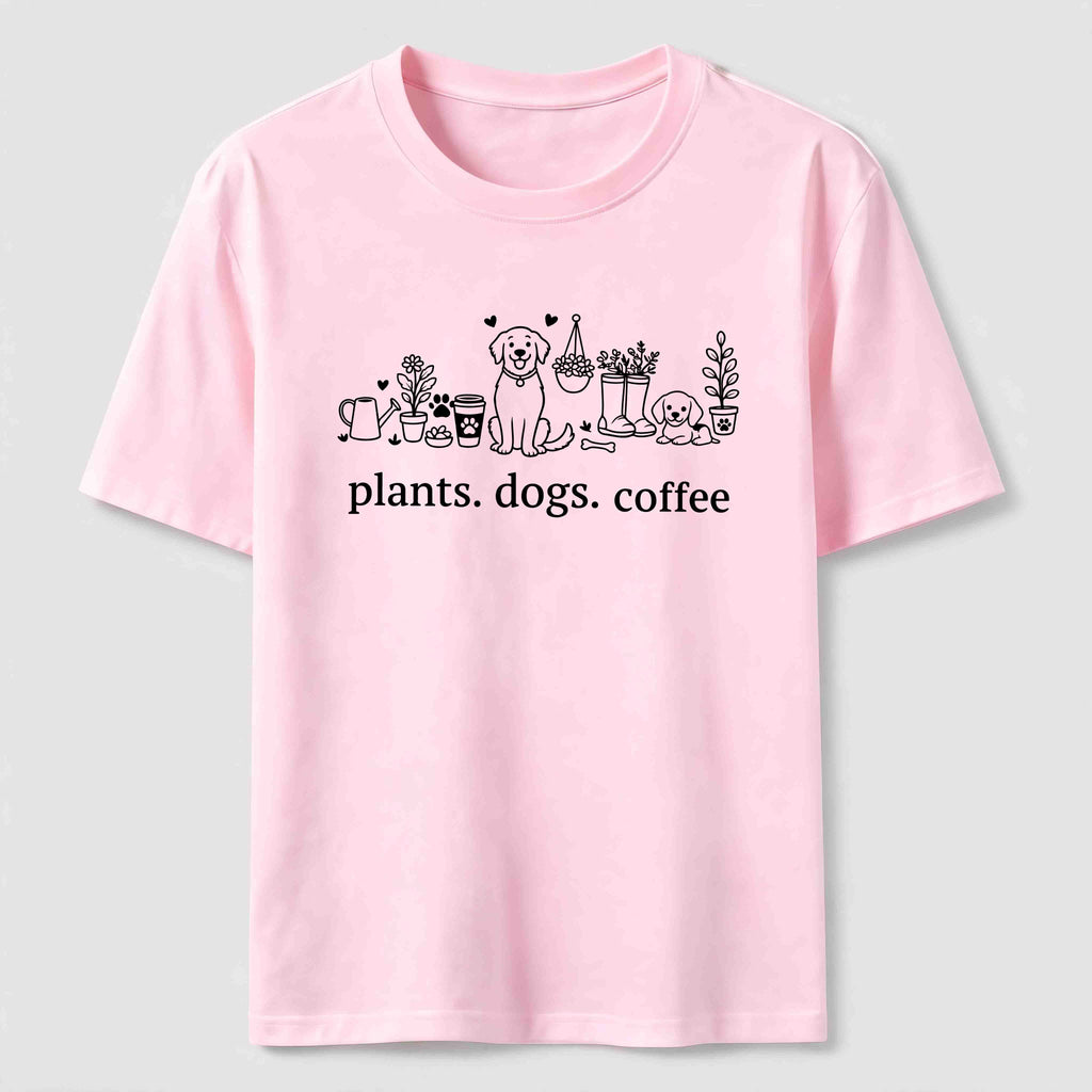 PetTaxClub Plants Dogs Coffee Classic T-Shirt