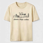 PetTaxClub Plants Dogs Coffee Classic T-Shirt