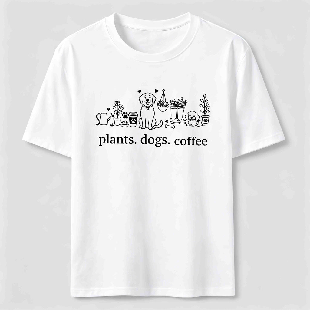 PetTaxClub Plants Dogs Coffee Classic T-Shirt