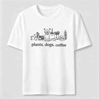 PetTaxClub Plants Dogs Coffee Classic T-Shirt