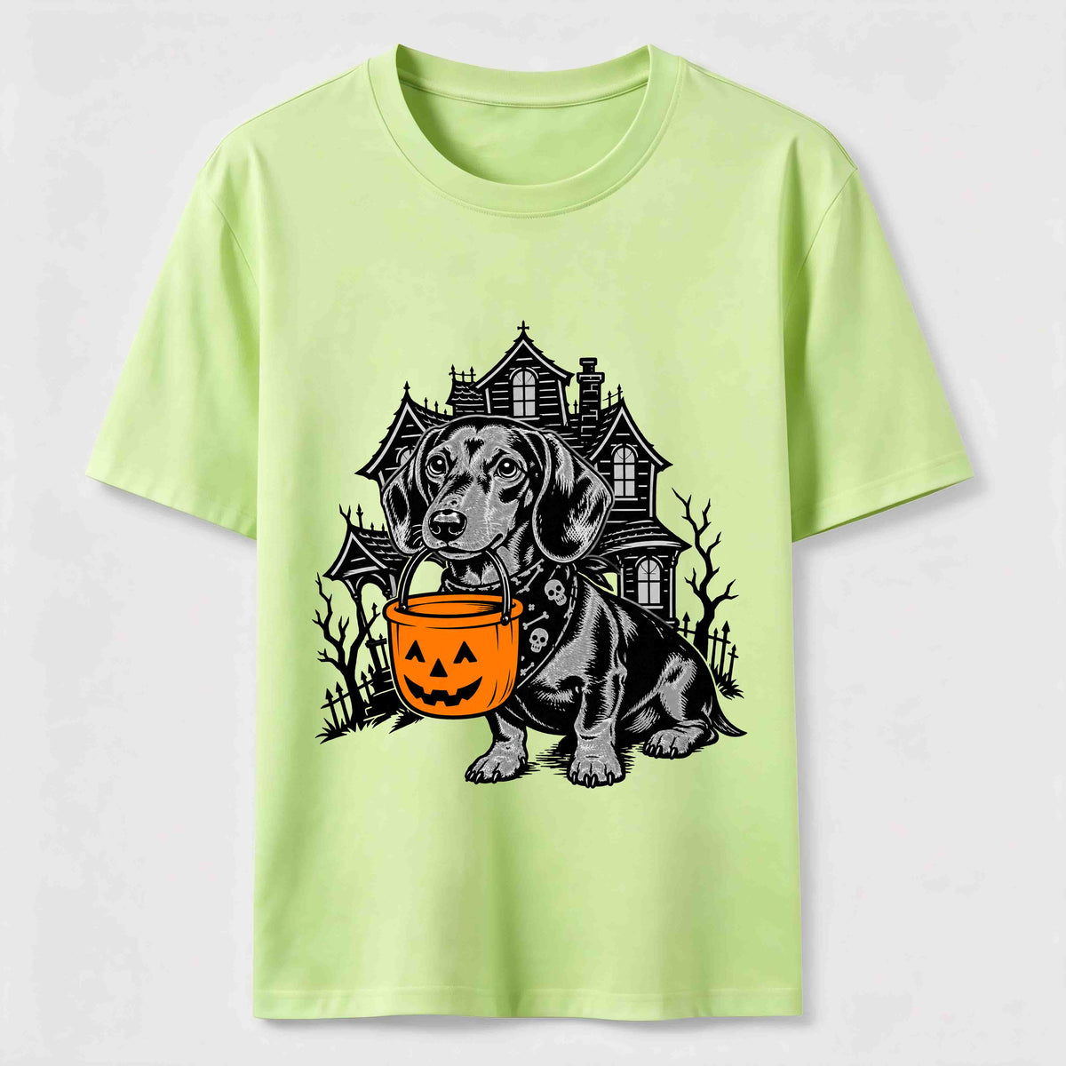 PetTaxClub Haunted House Dachshund Classic T-Shirt