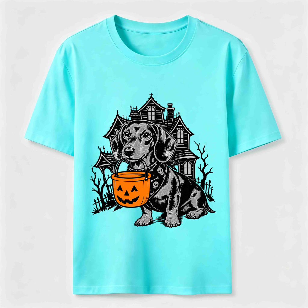 PetTaxClub Haunted House Dachshund Classic T-Shirt