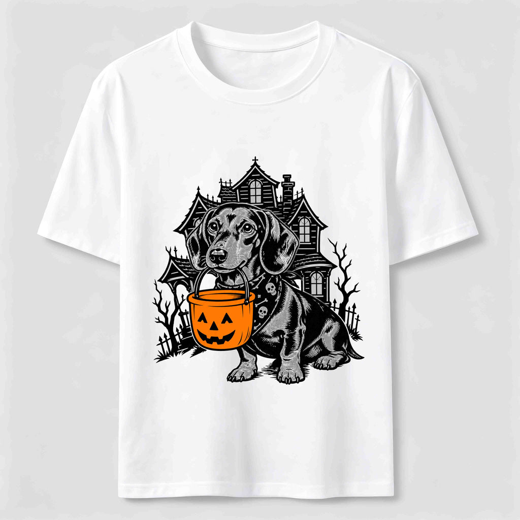 PetTaxClub Haunted House Dachshund Classic T-Shirt