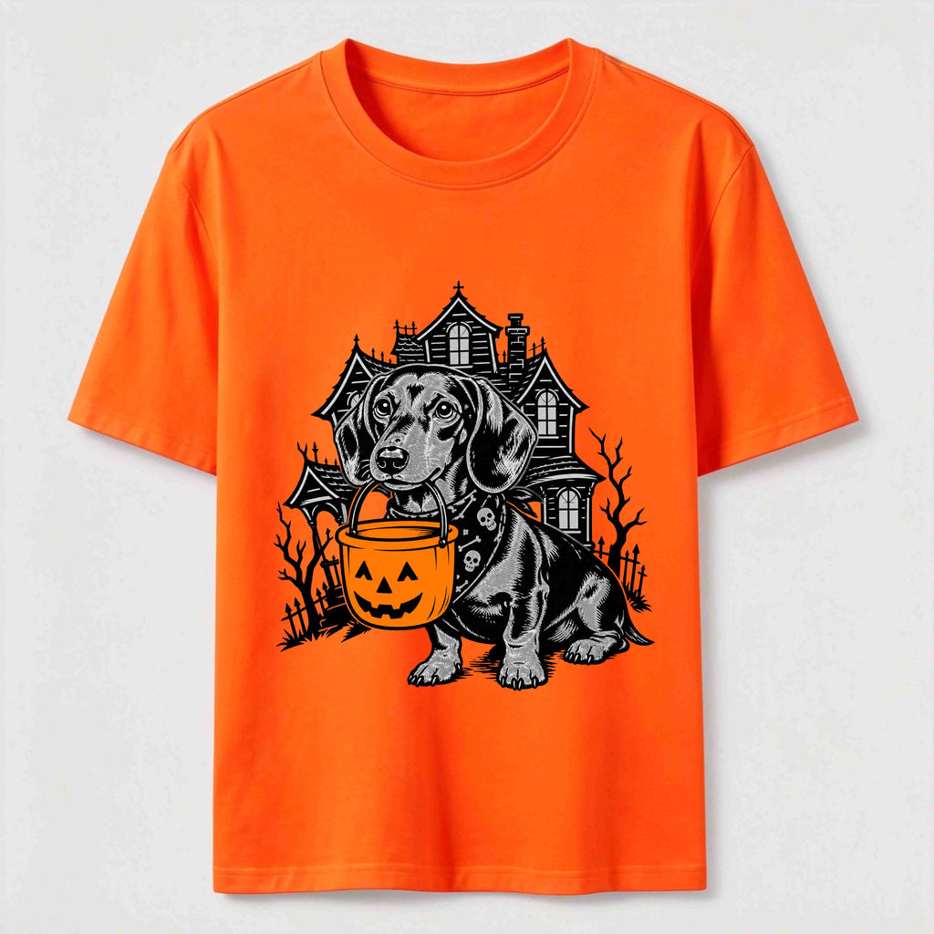 PetTaxClub Haunted House Dachshund Classic T-Shirt