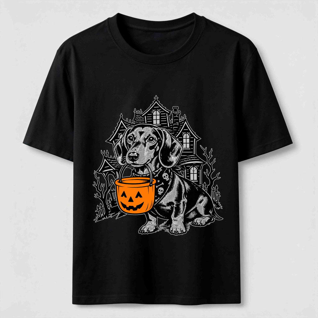 PetTaxClub Haunted House Dachshund Classic T-Shirt