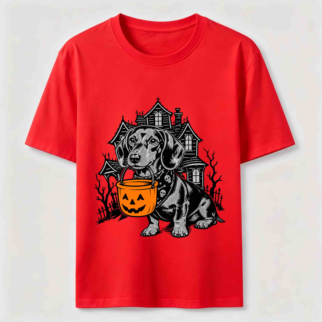 PetTaxClub Haunted House Dachshund Classic T-Shirt
