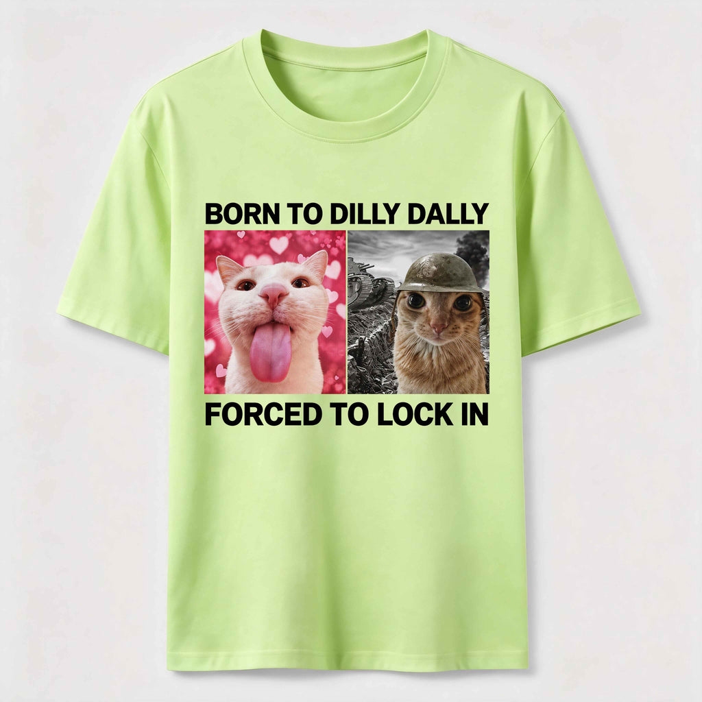 PetTaxClub Born to Dilly Dally Cat Classic T-Shirt