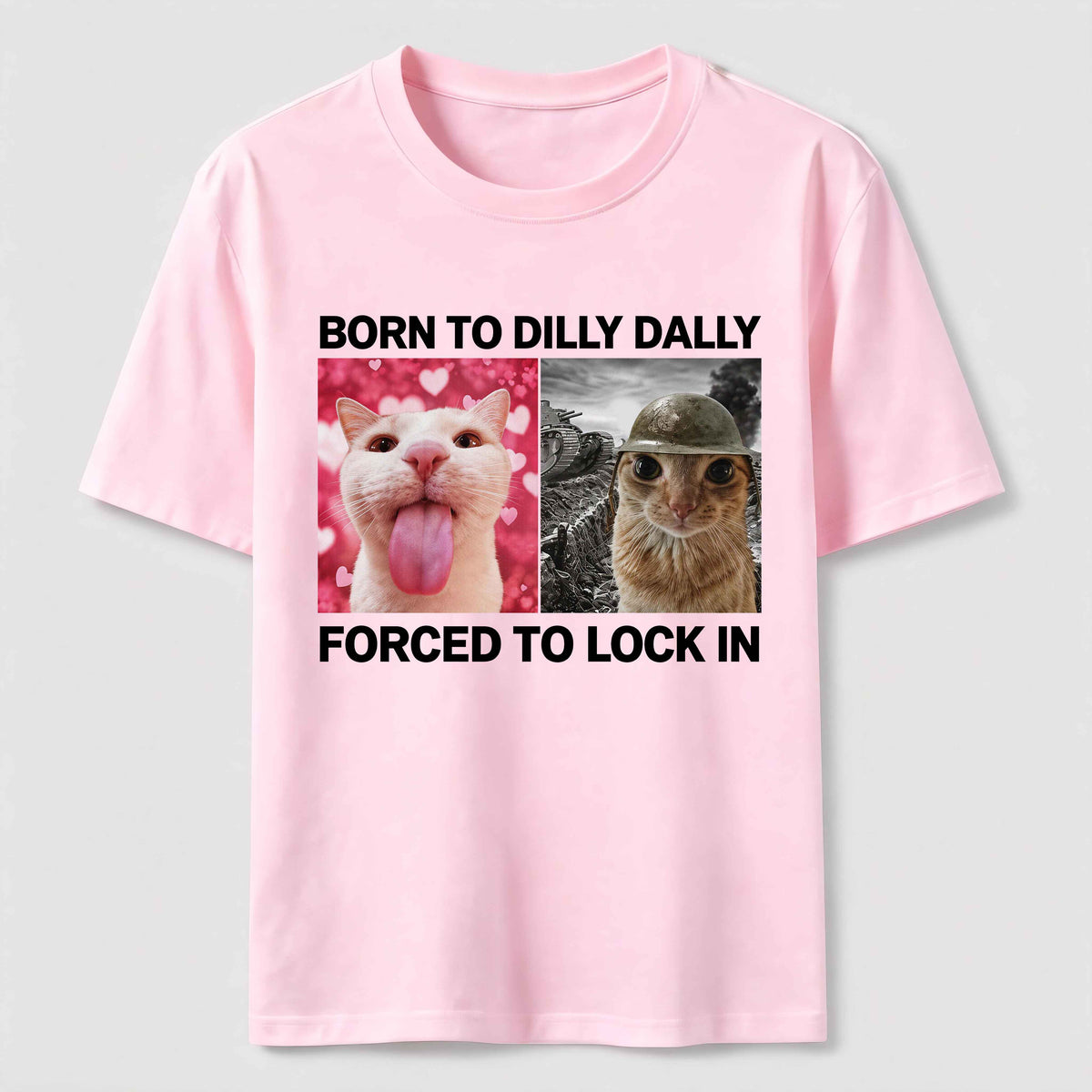 PetTaxClub Born to Dilly Dally Cat Classic T-Shirt