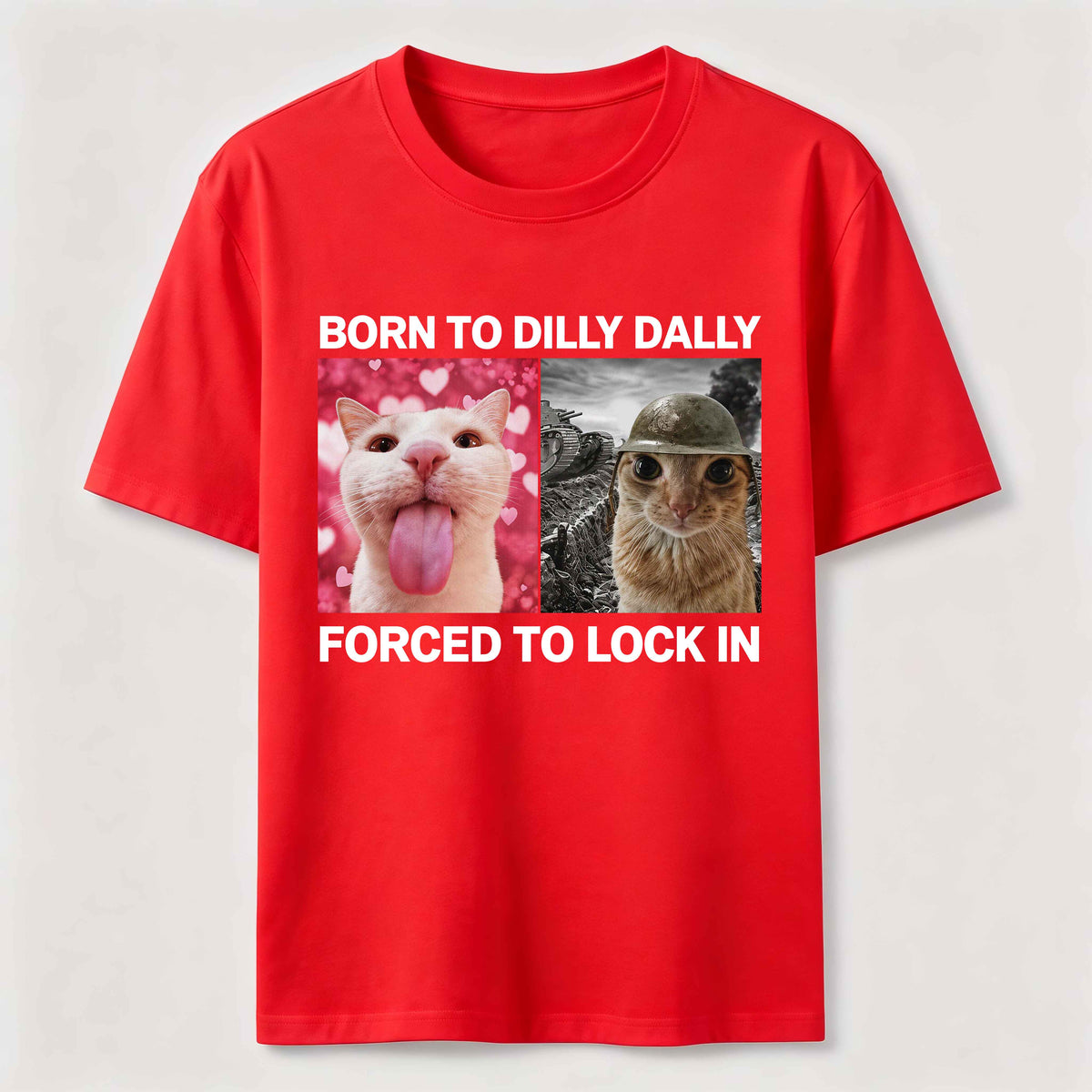 PetTaxClub Born to Dilly Dally Cat Classic T-Shirt