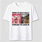 PetTaxClub Born to Dilly Dally Cat Classic T-Shirt