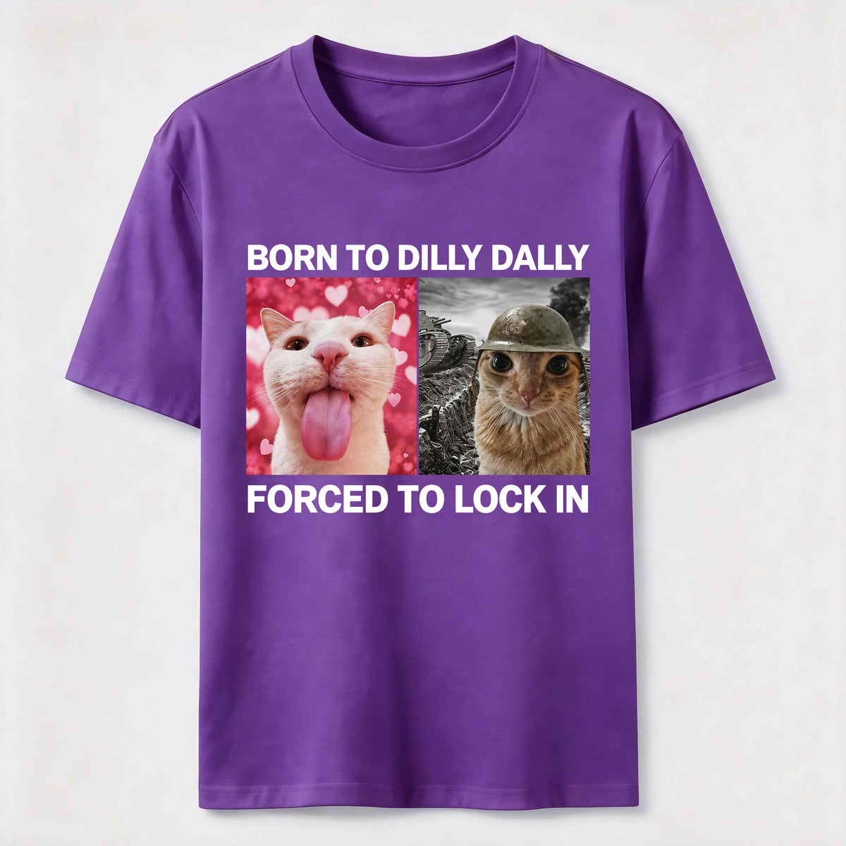 PetTaxClub Born to Dilly Dally Cat Classic T-Shirt