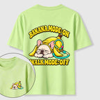 PetTaxClub Banana Mode French Bulldog Classic T-Shirt（Two Sided Print）