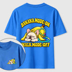 PetTaxClub Banana Mode French Bulldog Classic T-Shirt（Two Sided Print）