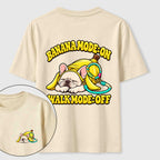 PetTaxClub Banana Mode French Bulldog Classic T-Shirt（Two Sided Print）