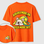 PetTaxClub Banana Mode French Bulldog Classic T-Shirt（Two Sided Print）