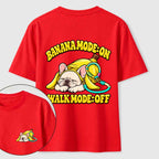 PetTaxClub Banana Mode French Bulldog Classic T-Shirt（Two Sided Print）