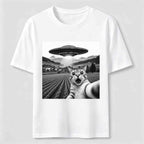 PetTaxClub Alien Selfie Cat Classic T-Shirt