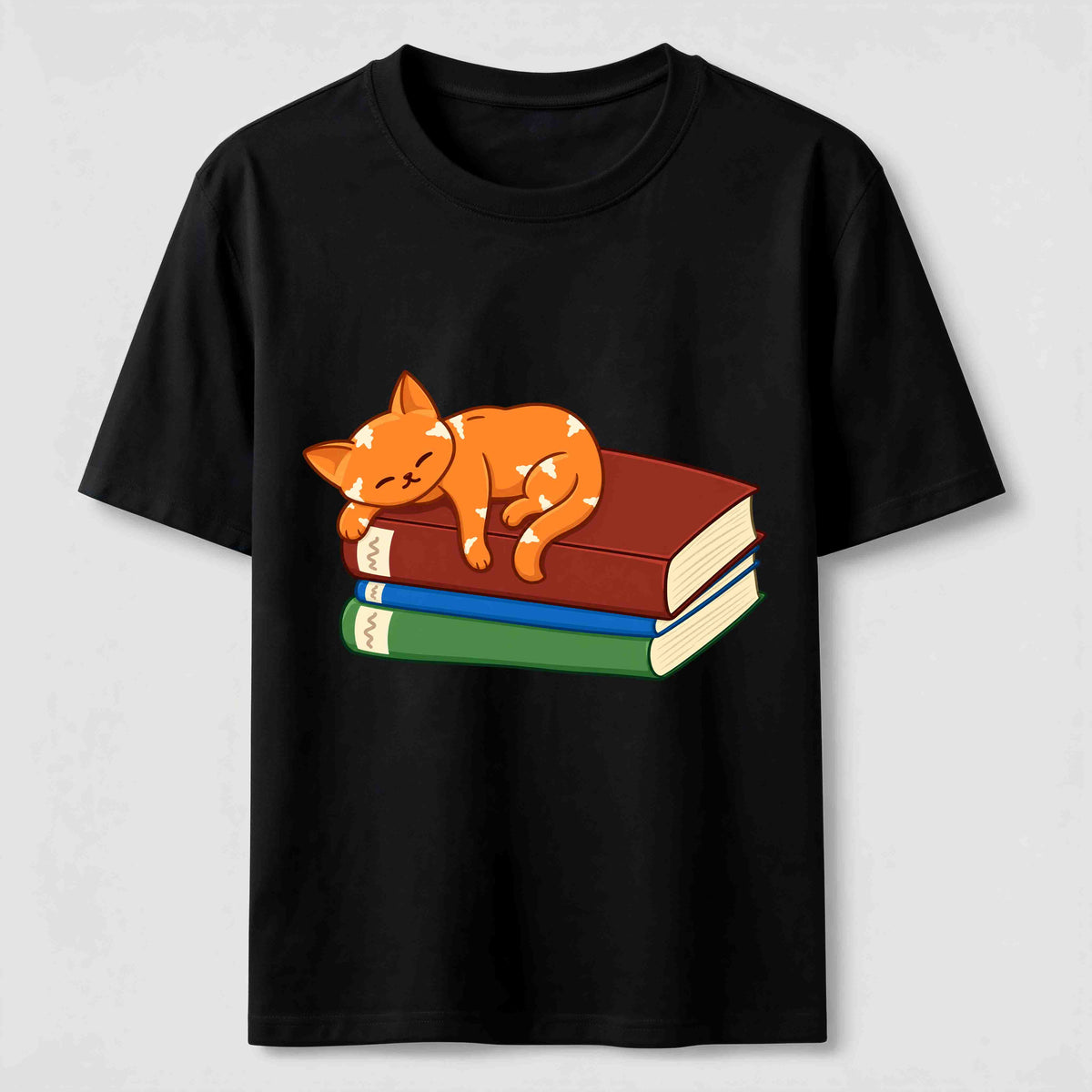 PetTaxClub Sleeping Cat Books Classic T-Shirt