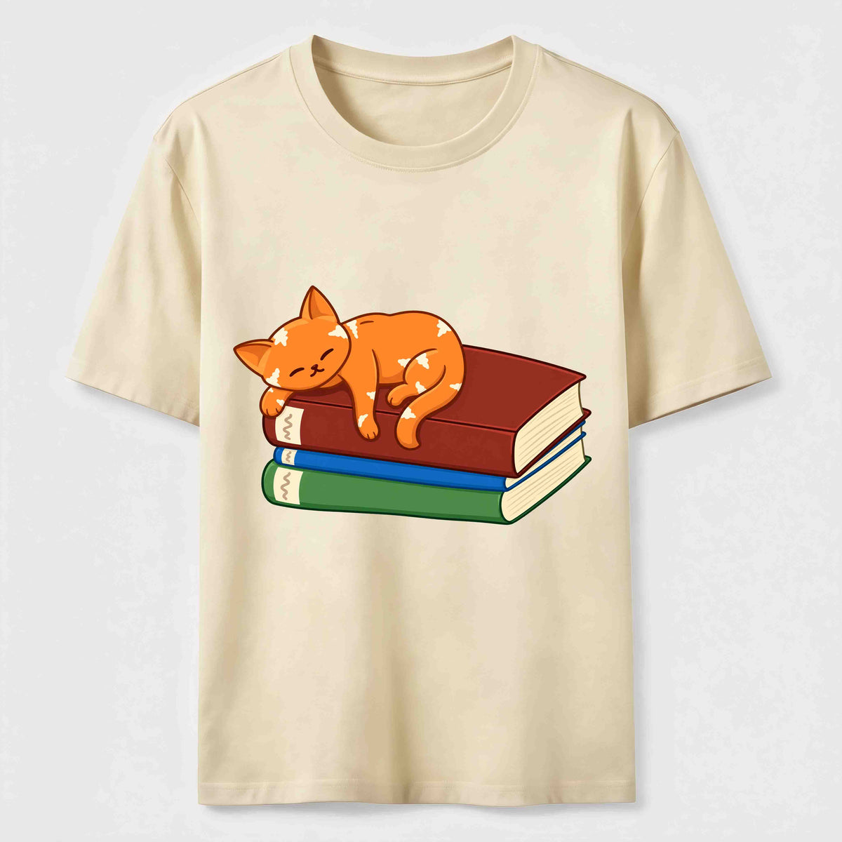 PetTaxClub Sleeping Cat Books Classic T-Shirt