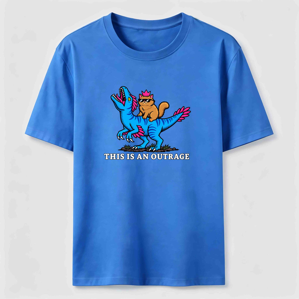 PetTaxClub Cat Riding Dinosaur Classic T-Shirt