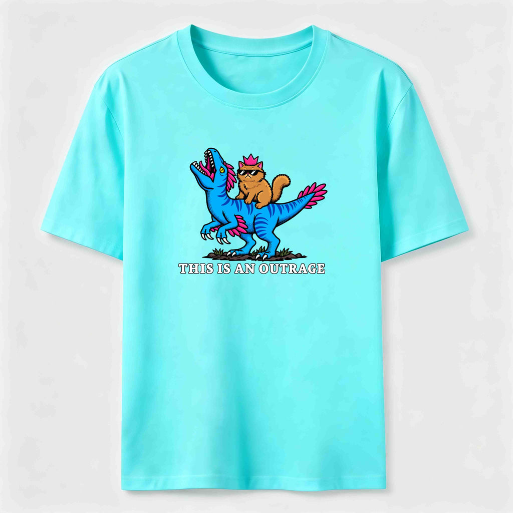 PetTaxClub Cat Riding Dinosaur Classic T-Shirt