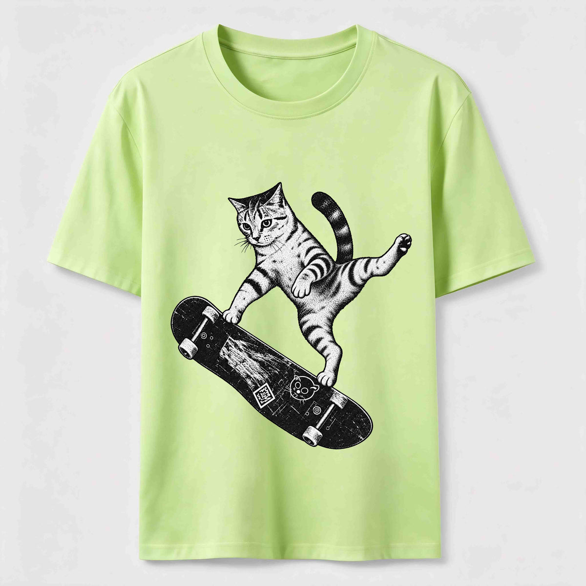 PetTaxClub Skateboarding Acrobat Cat Classic T-Shirt