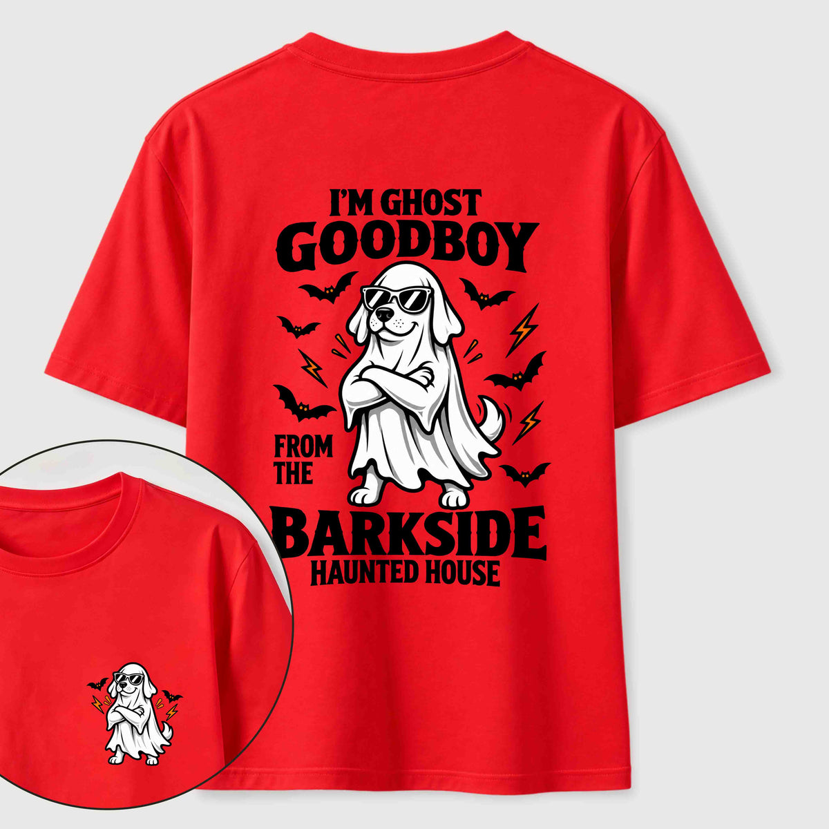 PetTaxClub Sunglasses-Wearing Ghost Dog Classic T-Shirt