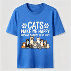 PetTaxClub Cats Make Me Happy SLG Classic T-Shirt