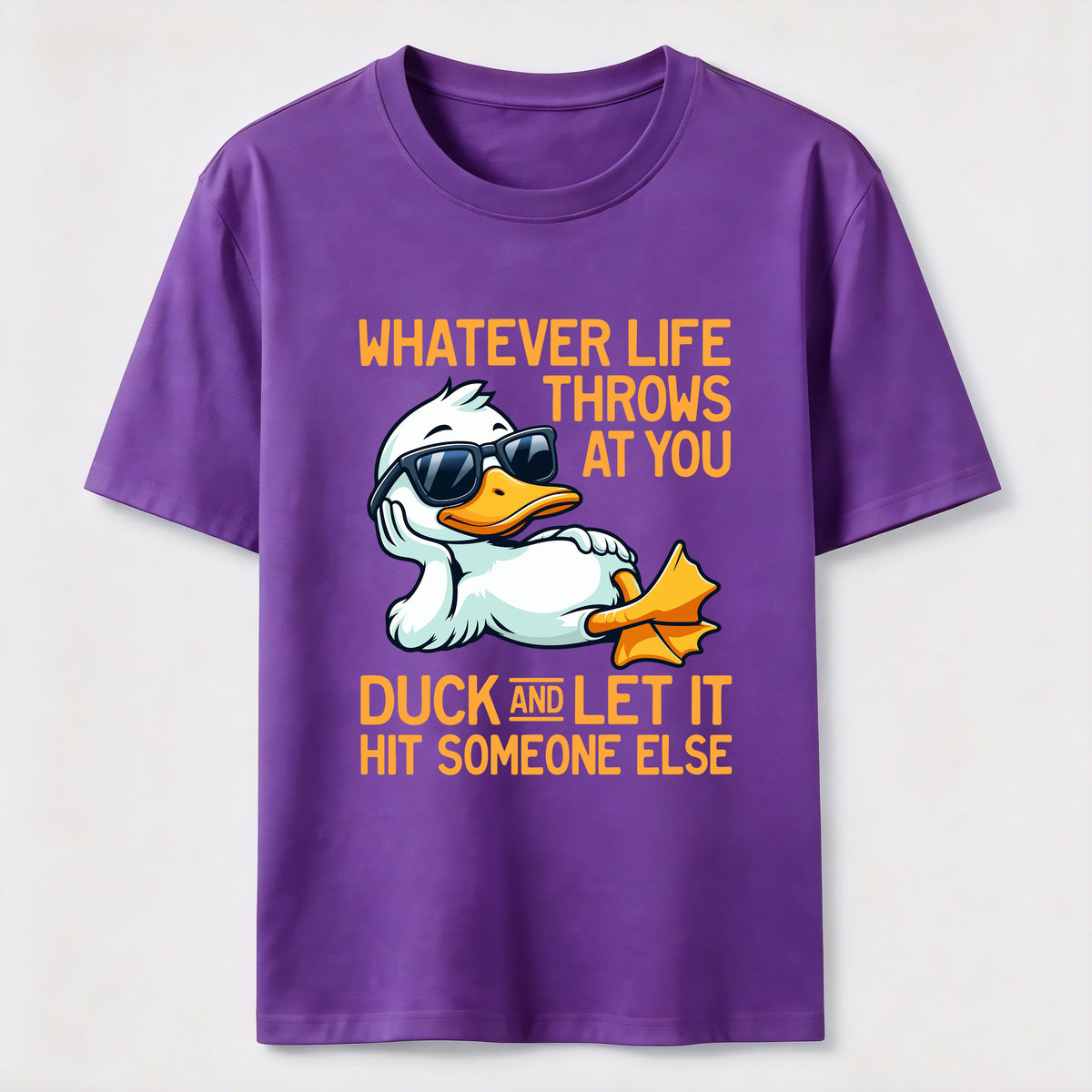 PetTaxClub Whatever Life Throws Duck Classic T-Shirt