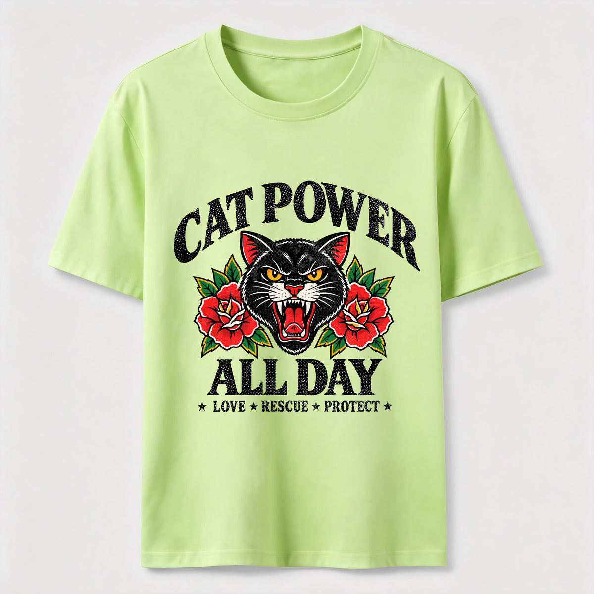 PetTaxClub Cat Power All Day Classic T-Shirt