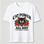 PetTaxClub Cat Power All Day Classic T-Shirt