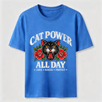 PetTaxClub Cat Power All Day Classic T-Shirt