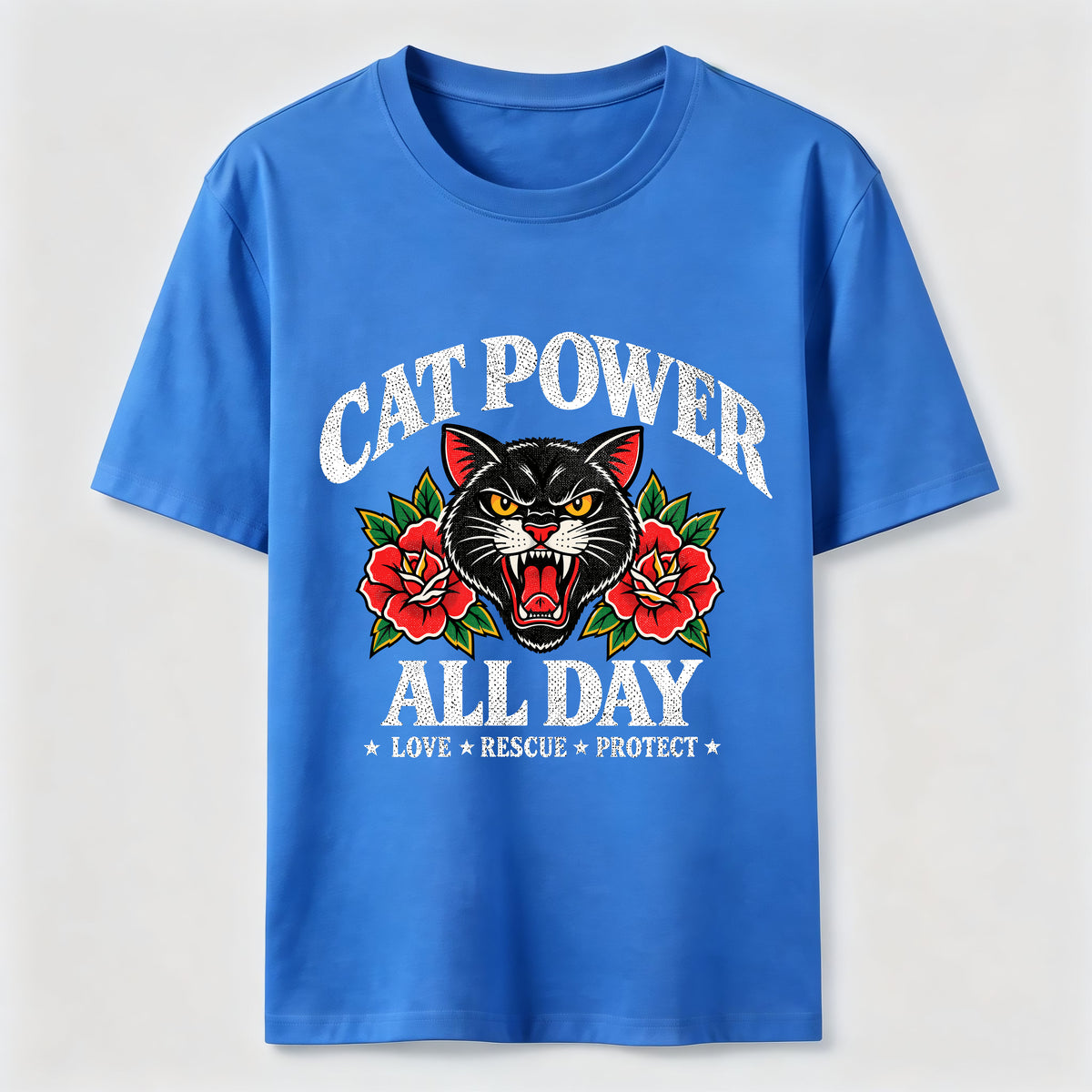 PetTaxClub Cat Power All Day Classic T-Shirt