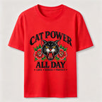 PetTaxClub Cat Power All Day Classic T-Shirt