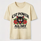 PetTaxClub Cat Power All Day Classic T-Shirt