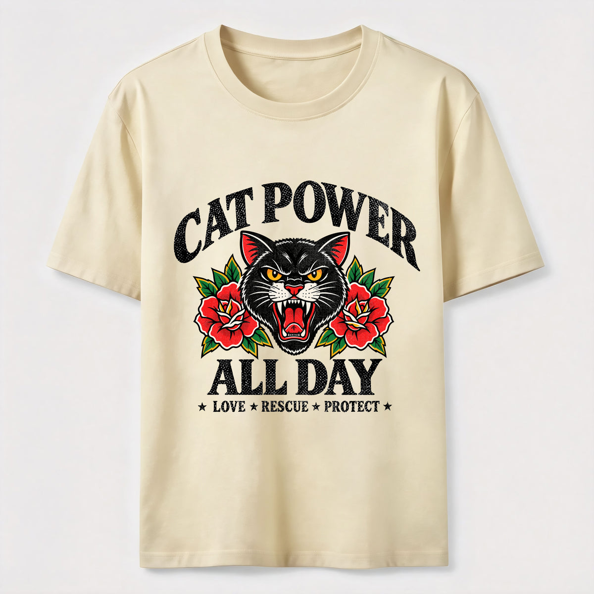 PetTaxClub Cat Power All Day Classic T-Shirt
