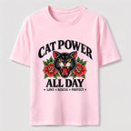 PetTaxClub Cat Power All Day Classic T-Shirt