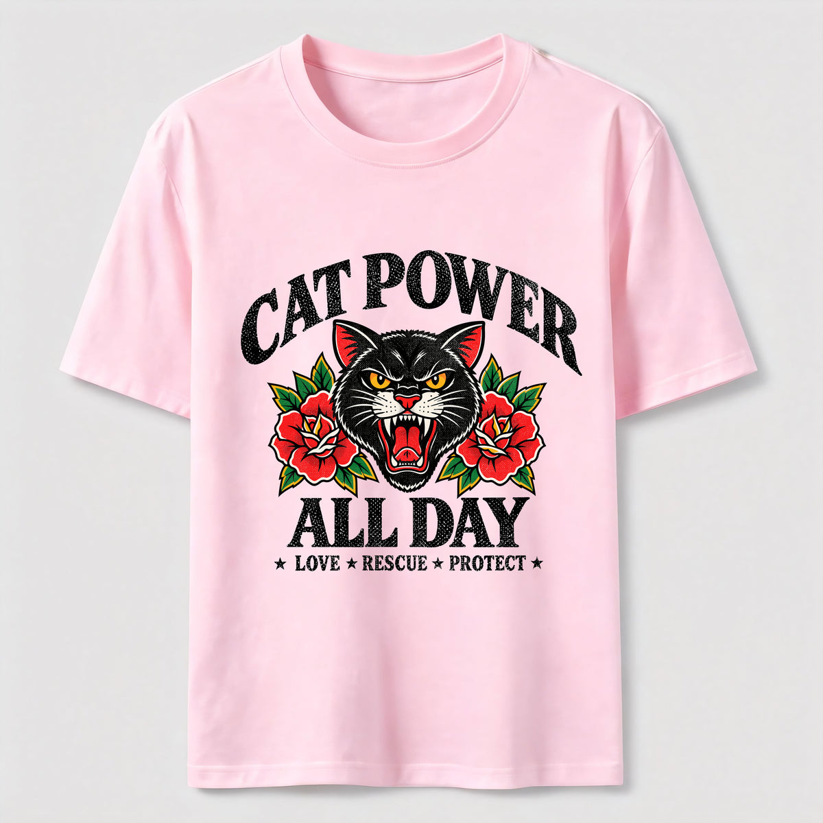 PetTaxClub Cat Power All Day Classic T-Shirt