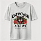 PetTaxClub Cat Power All Day Classic T-Shirt