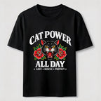 PetTaxClub Cat Power All Day Classic T-Shirt