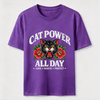 PetTaxClub Cat Power All Day Classic T-Shirt