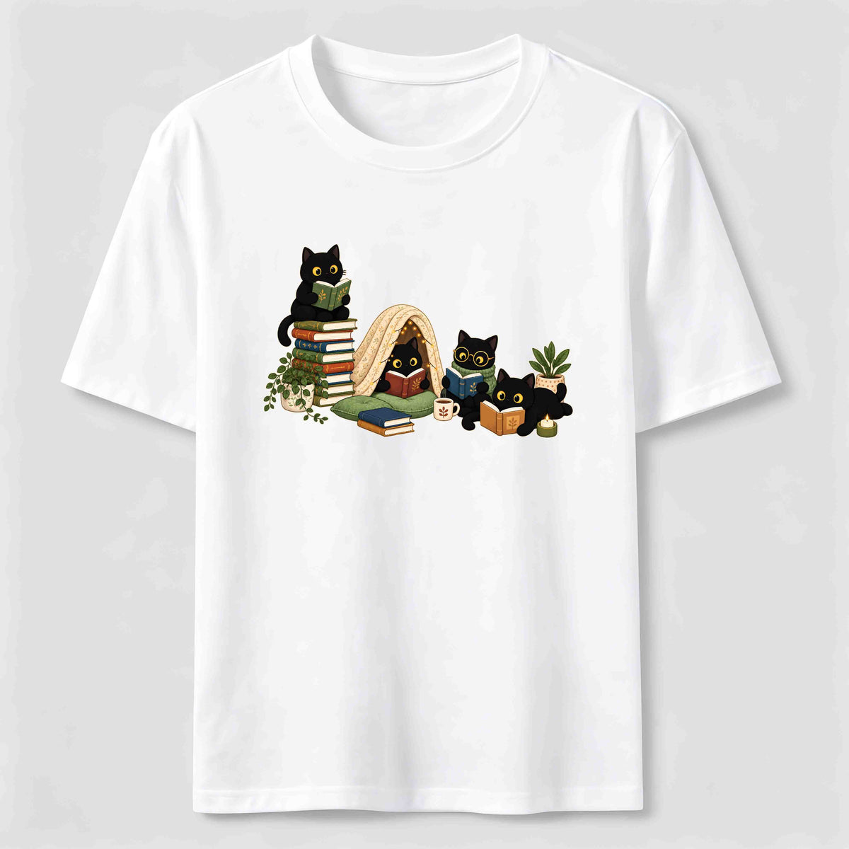 PetTaxClub Reading Cats Classic T-Shirt